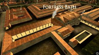 Animation of ancient Roman Fort in Caerleon Wales [upl. by Idalia]