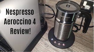 Nespresso Aeroccino 4 Milk Frother Review  Worth upgrading from the Aeroccino 3 [upl. by Merdith]