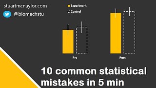 Ten Statistical Mistakes in 5 Min [upl. by Licec]