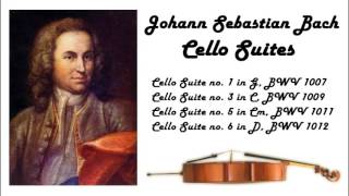 Johann Sebastian Bach  Cello suites in 432 Hz great for reading or studying [upl. by Olag694]