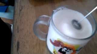 Aerolatte Review Frothing Cold Milk In Under 1 Minute [upl. by Owiat]