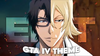 Aizen x Urahara  GTA IV Theme Edit [upl. by Aicirtac]